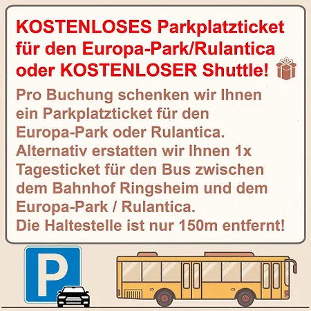 호텔 Sunparc - Shuttle Zum Europa-park Rust 4km & Rulantica 2km